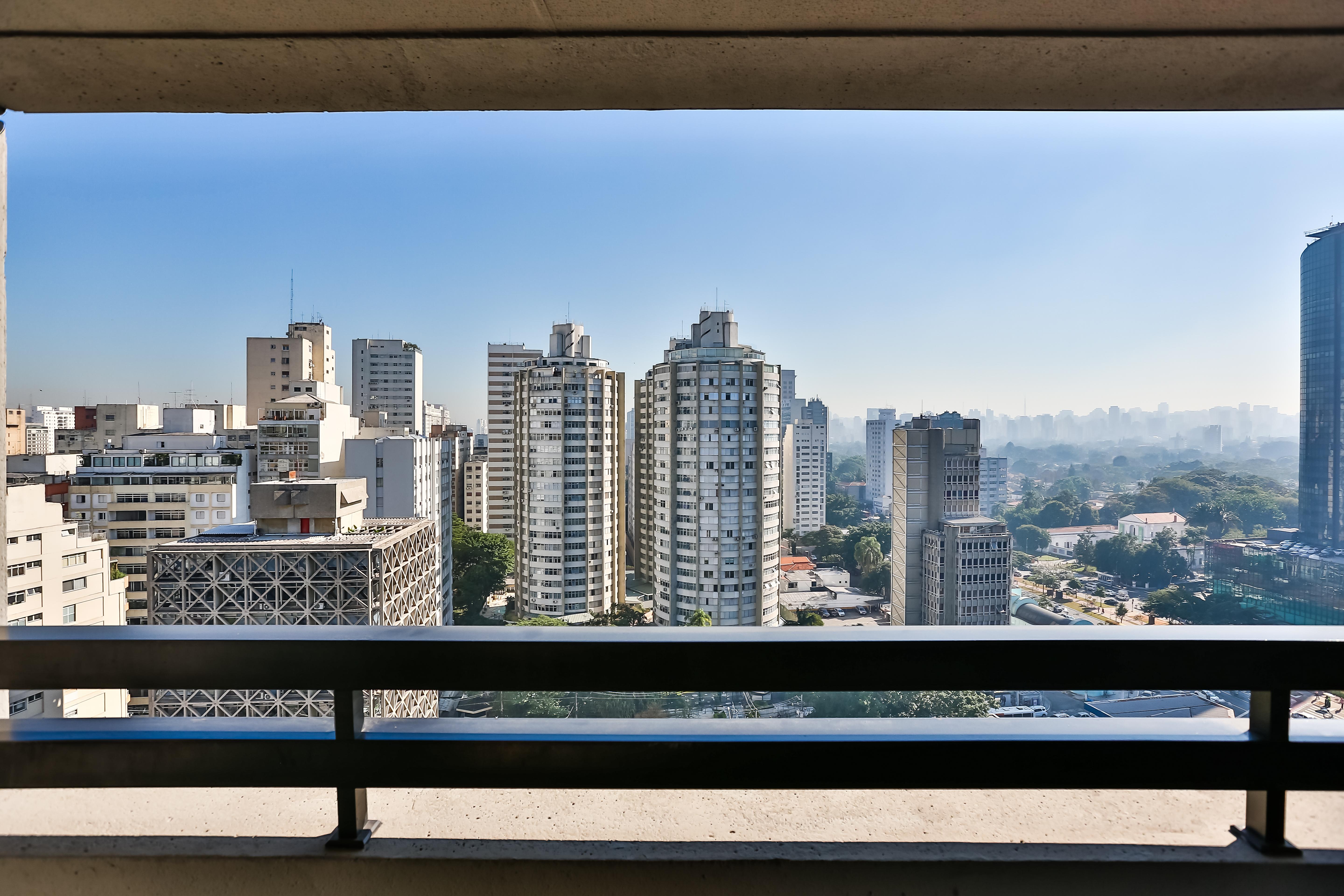 Radisson Blu Sao Paulo Hotel Exterior photo View from the balcony of the apartment